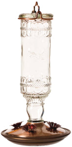 Hummingbird Feeder, Antique Bottle, 10 oz