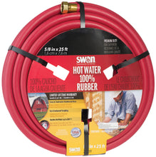 Load image into Gallery viewer, Rubber Hot Water Hose, Swan 5/8&quot;x25&#39;