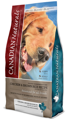 Canadian Naturals Chicken & Brown Rice Dog Food 30lbs