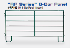 Corral Panel, 12'  6 Bar