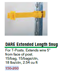 Insulator, T Post Snug  X5TP