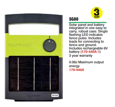 Solarguard SG80 Fencer  PATRIOT