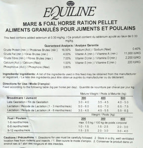 Equiline Mare and Foal Pellet 25kg