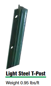 T Post, 8' Light Green