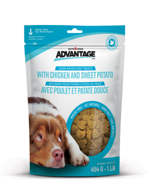 Chicken & Sweet Potato Dog Treats ADVANTAGE 454g