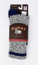 Load image into Gallery viewer, Sock,  Hiking Cotton, Grey/Blue M 1548