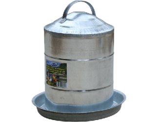 Waterer, Poultry Double Wall Metal 3 Gal