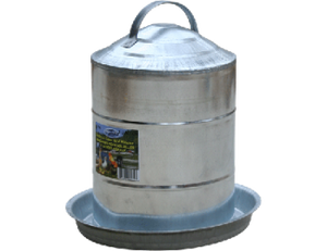 Waterer, Poultry Double Wall Metal 3 Gal