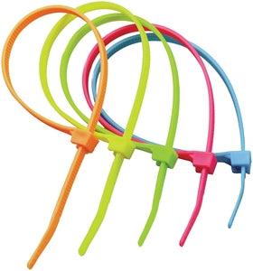 GB 46-308FST Cable Tie, 6/6 Nylon, Assorted