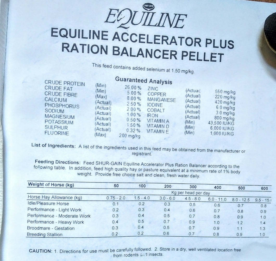 Equiline Accelerator & Balancer  25kg
