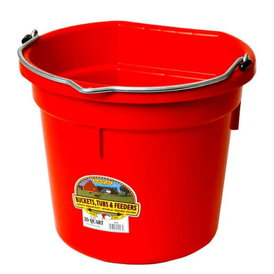 Bucket, Flat Back 20qt P20FB