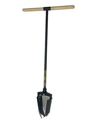 Post Hole Auger, Adjustable, Wooden Handle