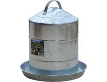 Load image into Gallery viewer, Chicken Waterer, Poultry Double Wall Metal 5 Gallon