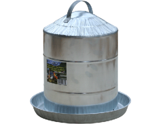 Waterer, Poultry Double Wall Metal 5 Gal