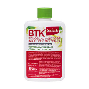 Safer's BTK Biological Insecticide Concentrate 100ml